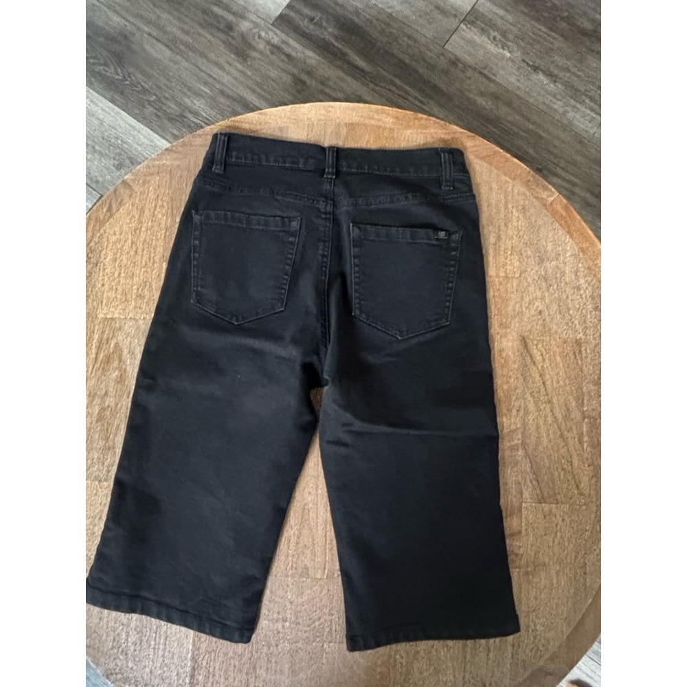 Diane Gilman Denim Black Shorts Size 4